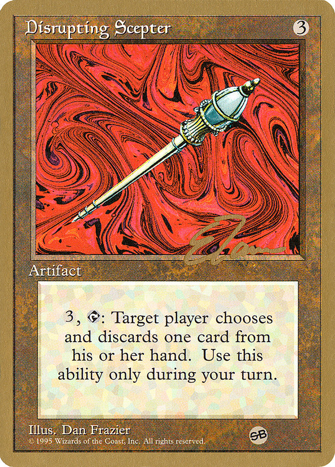 Disrupting Scepter (Eric Tam) (SB) [Pro Tour Collector Set] | North Valley Games