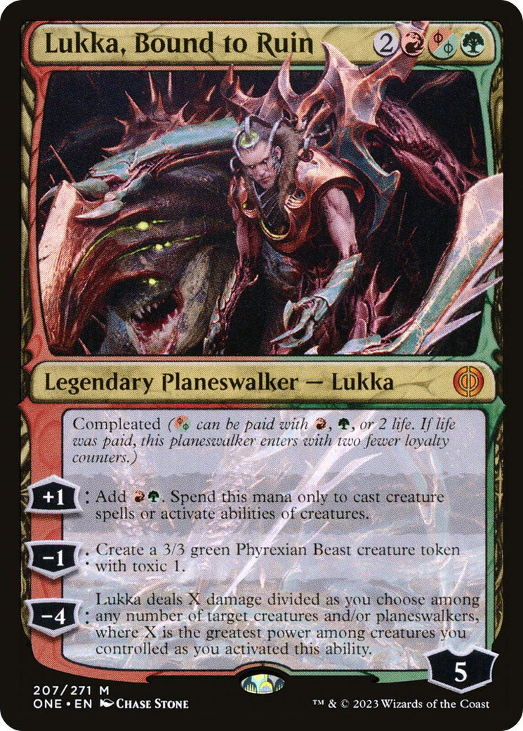 Lukka, Bound to Ruin [Phyrexia: All Will Be One] | North Valley Games
