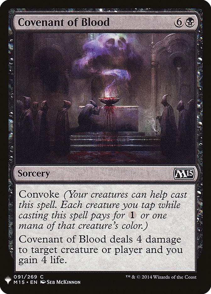 Covenant of Blood [Mystery Booster] | North Valley Games