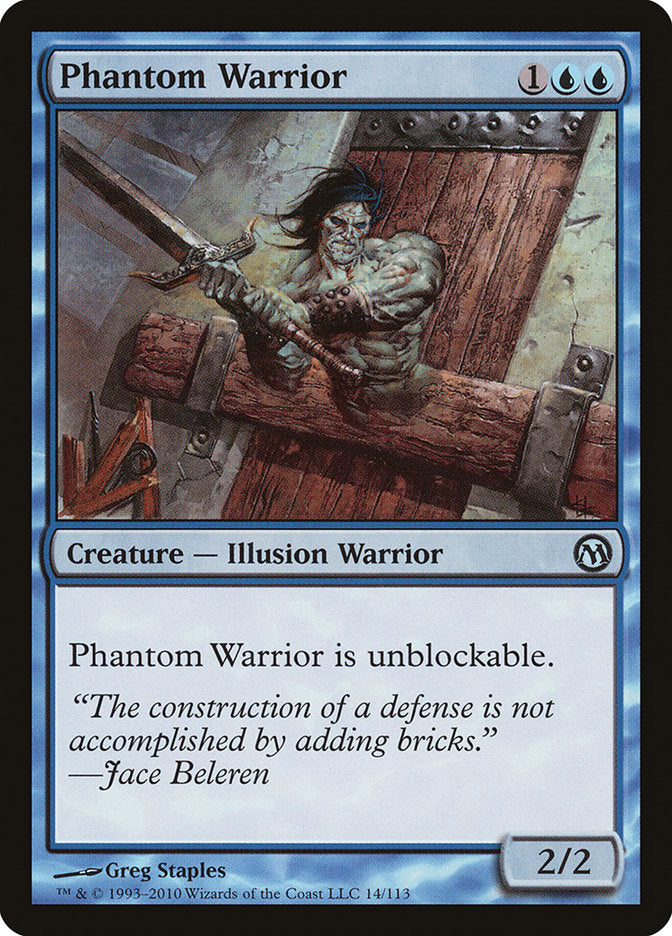 Phantom Warrior [Duels of the Planeswalkers] | North Valley Games