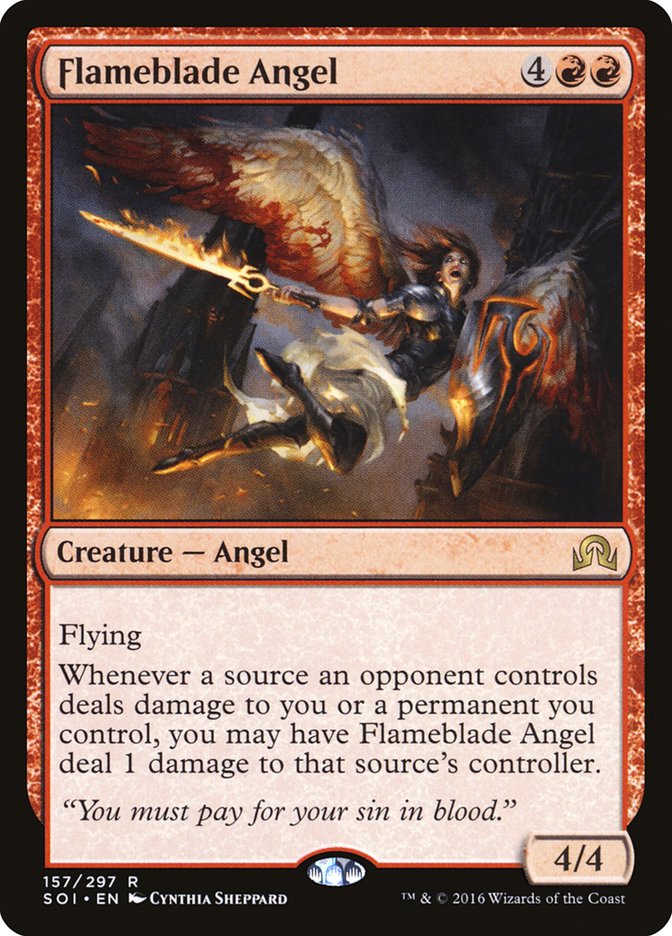 Flameblade Angel [Shadows over Innistrad] | North Valley Games