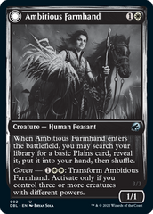 Ambitious Farmhand // Seasoned Cathar [Innistrad: Double Feature] | North Valley Games