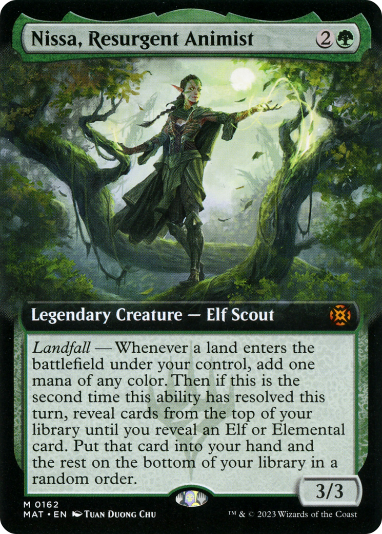 Nissa, Resurgent Animist (Extended Art) [March of the Machine: The Aftermath] | North Valley Games