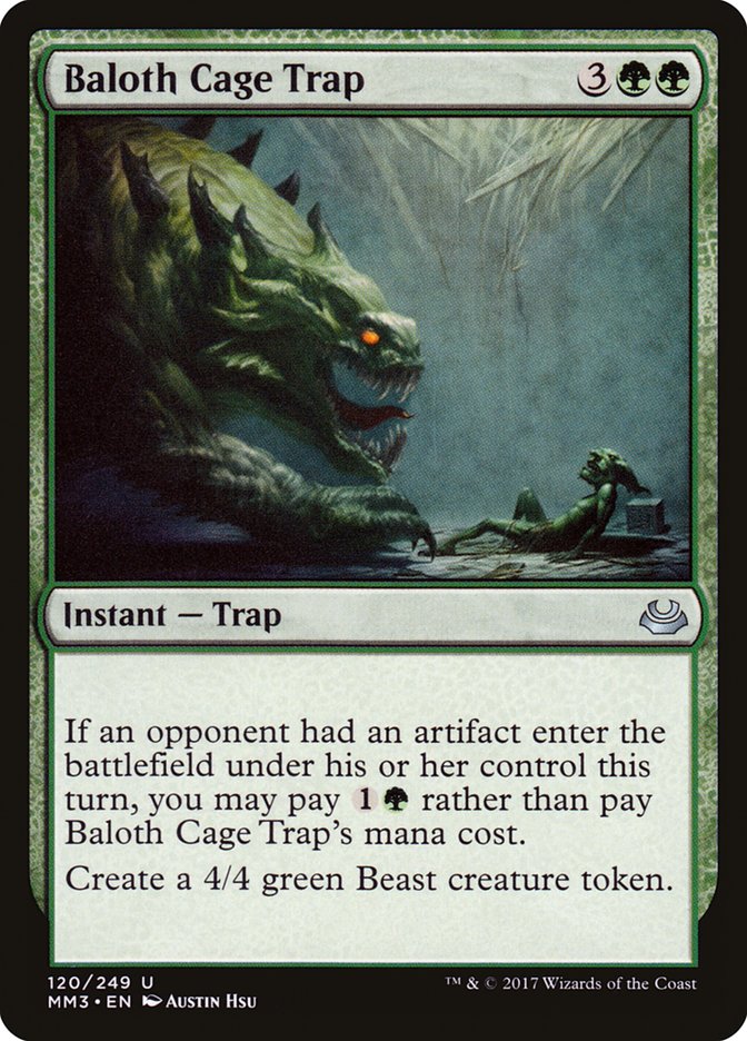 Baloth Cage Trap [Modern Masters 2017] | North Valley Games
