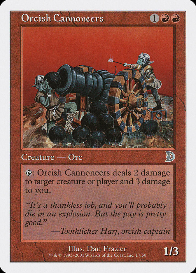 Orcish Cannoneers [Deckmasters] | North Valley Games