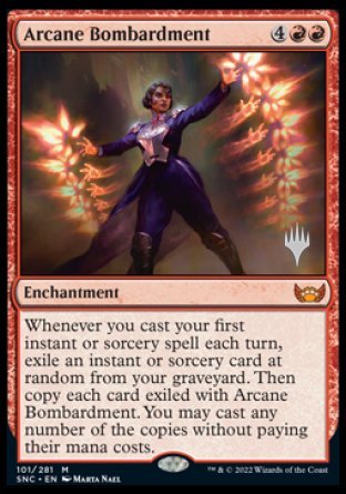 Arcane Bombardment (Promo Pack) [Streets of New Capenna Promos] | North Valley Games