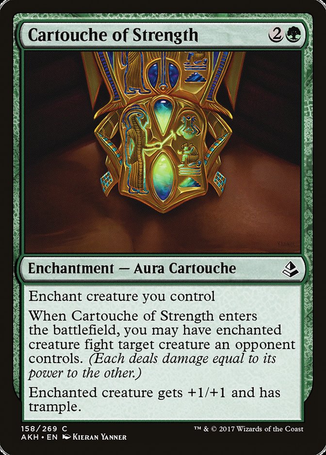 Cartouche of Strength [Amonkhet] | North Valley Games