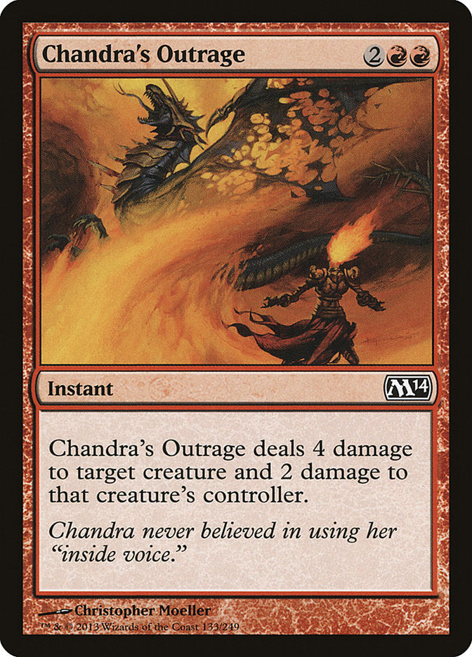 Chandra's Outrage [Magic 2014] | North Valley Games