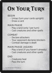 Rules Card [War of the Spark Tokens] | North Valley Games