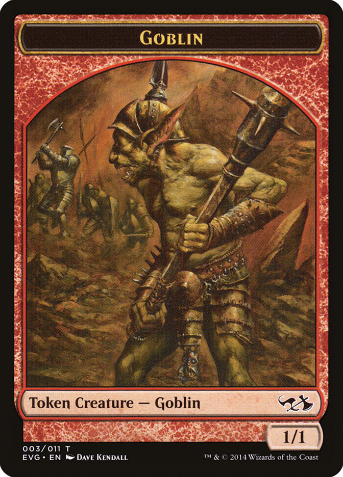 Goblin Token (Elves vs. Goblins) [Duel Decks Anthology Tokens] | North Valley Games