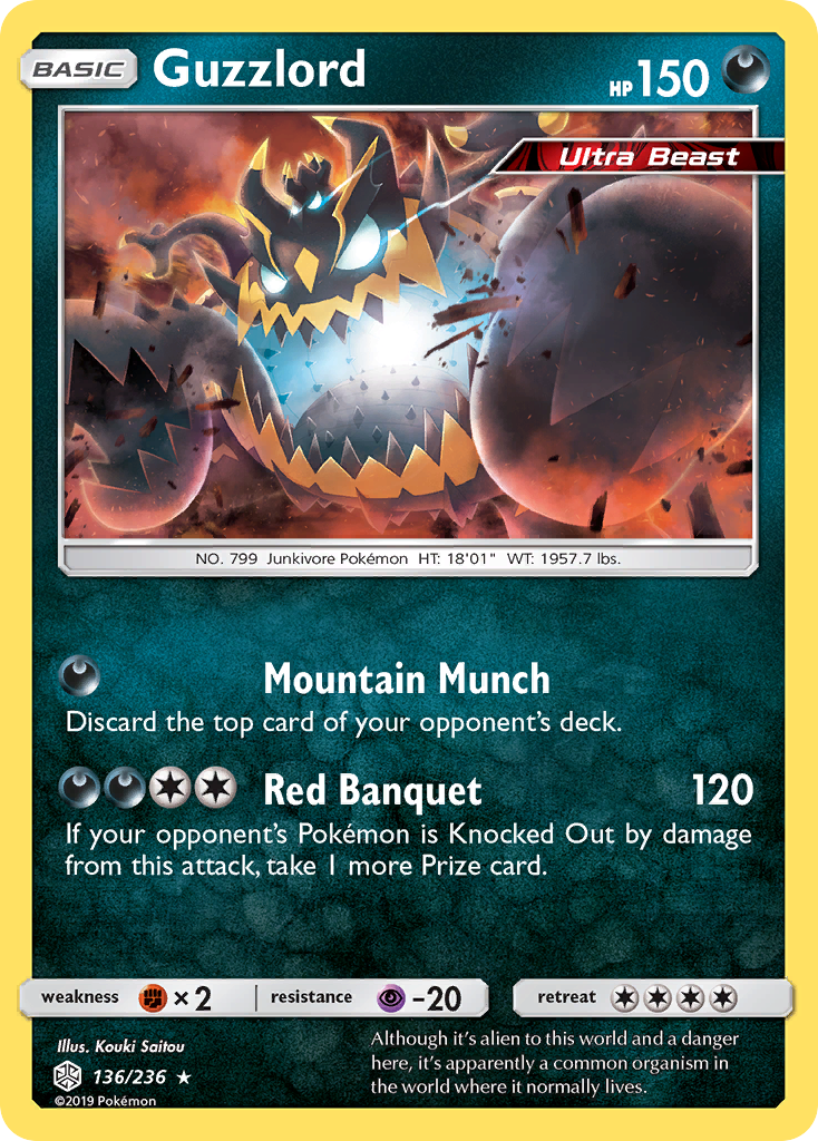 Guzzlord (136/236) [Sun & Moon: Cosmic Eclipse] | North Valley Games