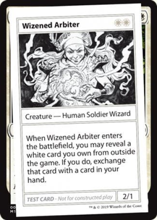 Wizened Arbiter (2021 Edition) [Mystery Booster Playtest Cards] | North Valley Games