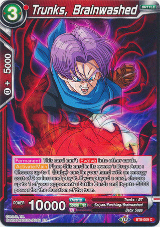 Trunks, Brainwashed (BT8-009) [Malicious Machinations] | North Valley Games