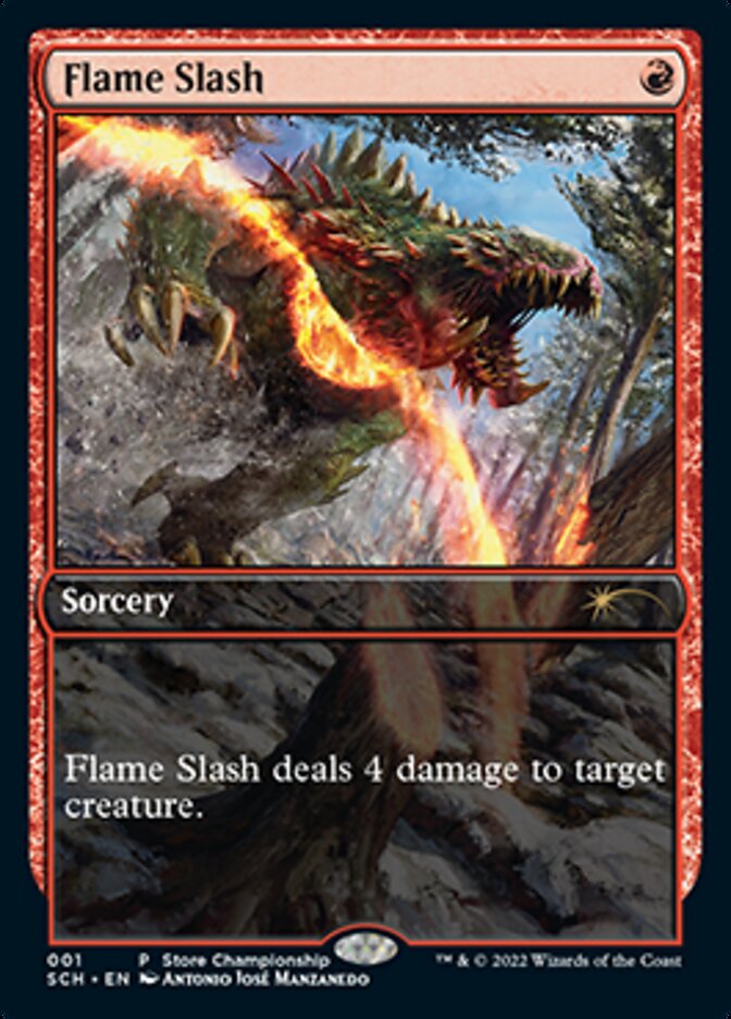 Flame Slash (Extended Art) [Store Championships 2022] | North Valley Games
