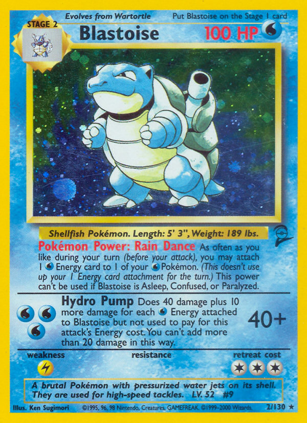 Blastoise (2/130) [Base Set 2] | North Valley Games