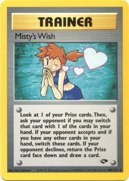 Misty's Wish (108/132) [Gym Challenge Unlimited] | North Valley Games