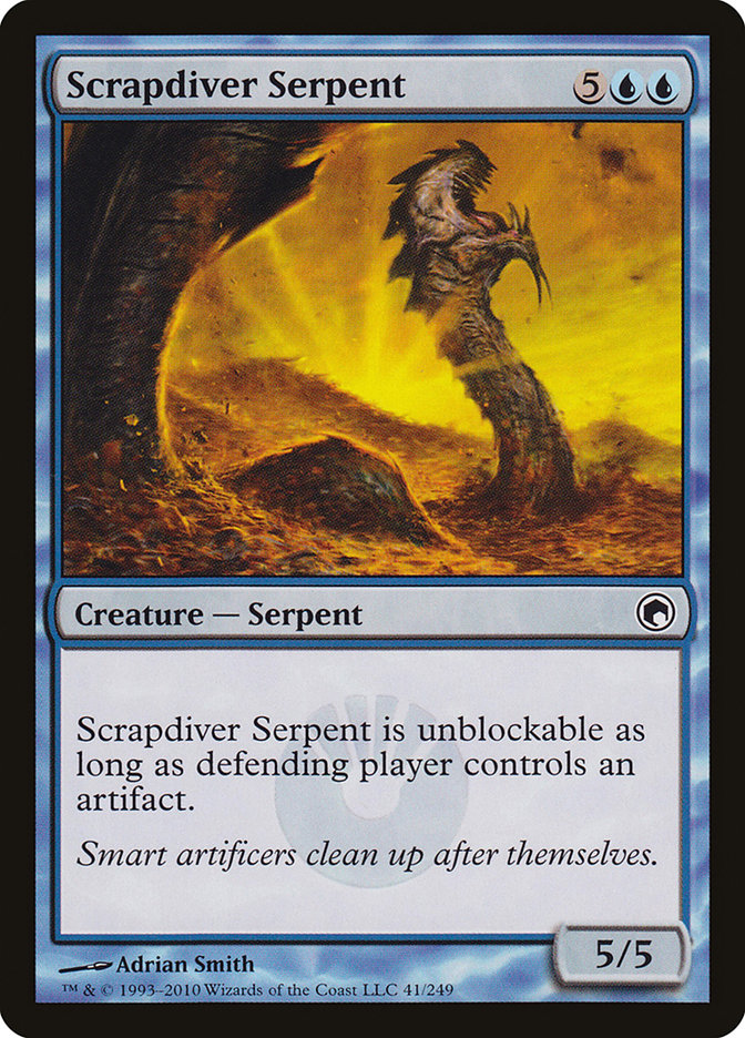 Scrapdiver Serpent [Scars of Mirrodin] | North Valley Games