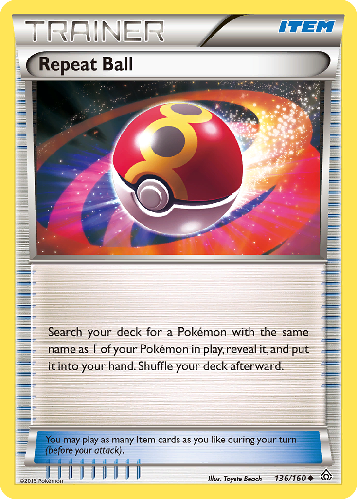 Repeat Ball (136/160) [XY: Primal Clash] | North Valley Games