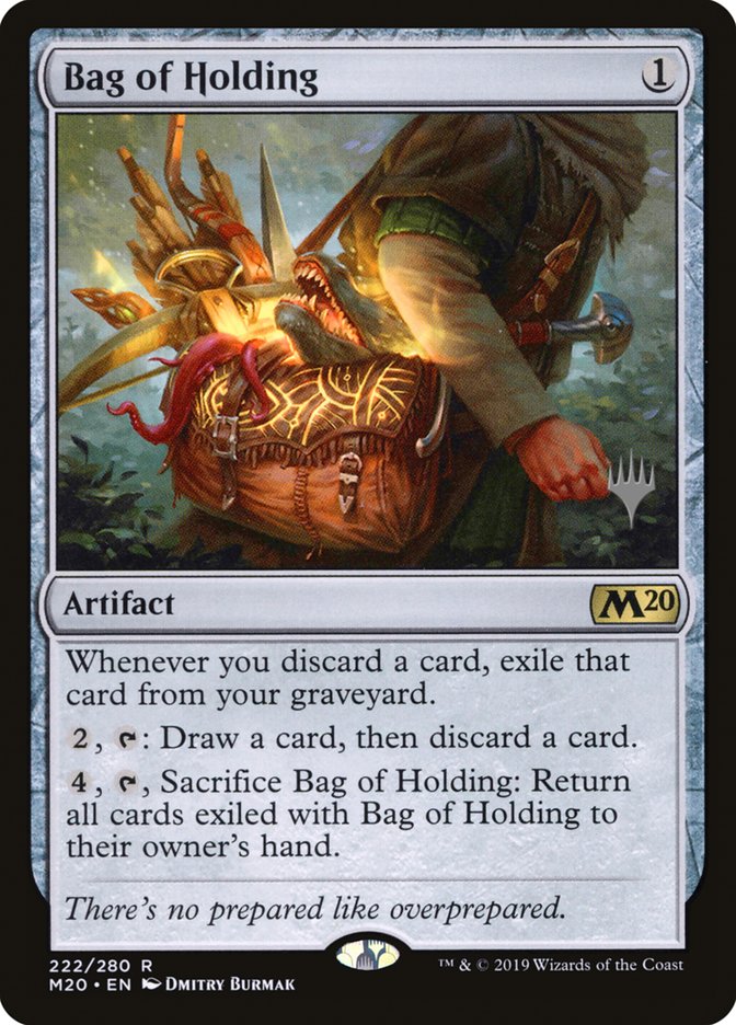 Bag of Holding (Promo Pack) [Core Set 2020 Promos] | North Valley Games