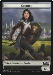 Soldier // Zombie Double-Sided Token [Game Night 2019 Tokens] | North Valley Games