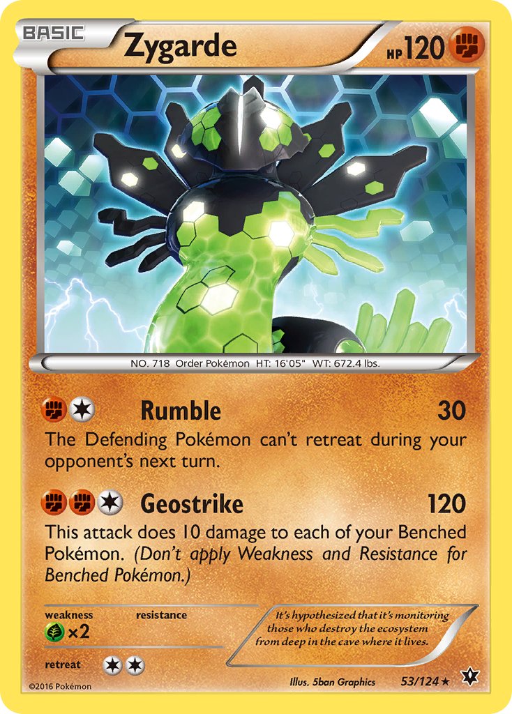 Zygarde (53/124) (Theme Deck Exclusive) [XY: Fates Collide] | North Valley Games