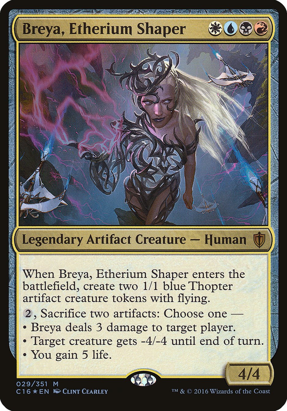 Breya, Etherium Shaper (Oversized) [Commander 2016 Oversized] | North Valley Games