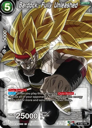 Bardock, Fully Unleashed (P-067) [Mythic Booster] | North Valley Games