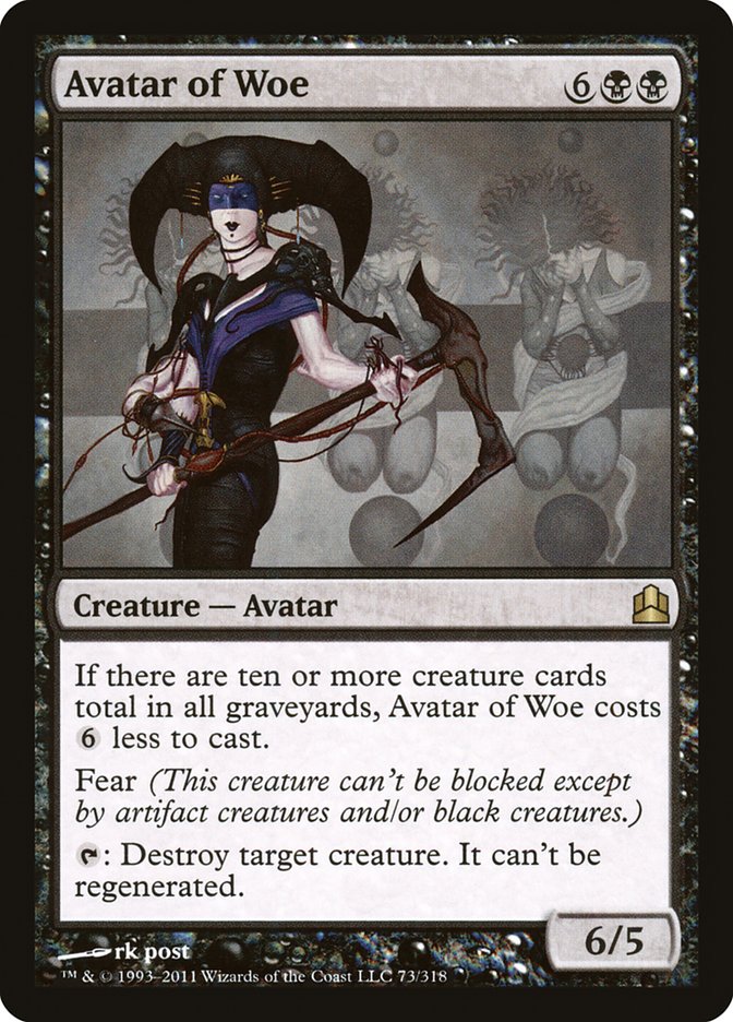 Avatar of Woe [Commander 2011] | North Valley Games