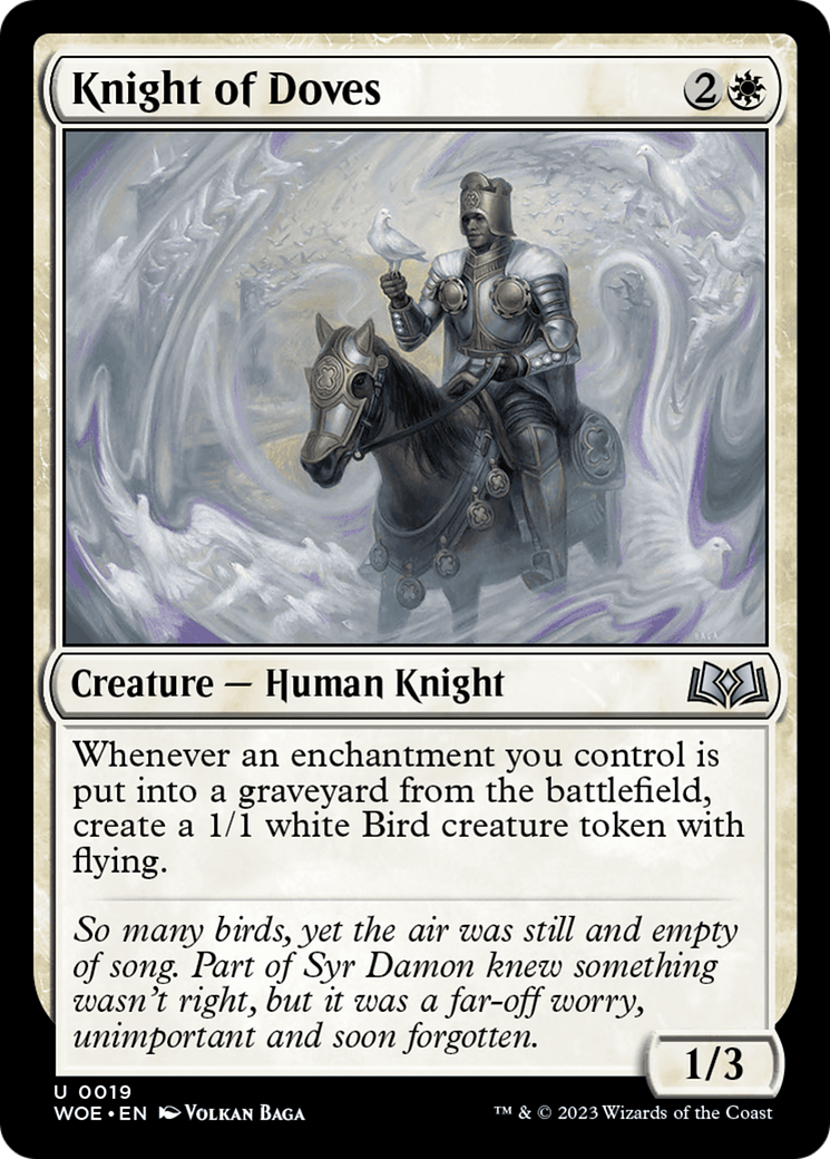 Knight of Doves [Wilds of Eldraine] | North Valley Games