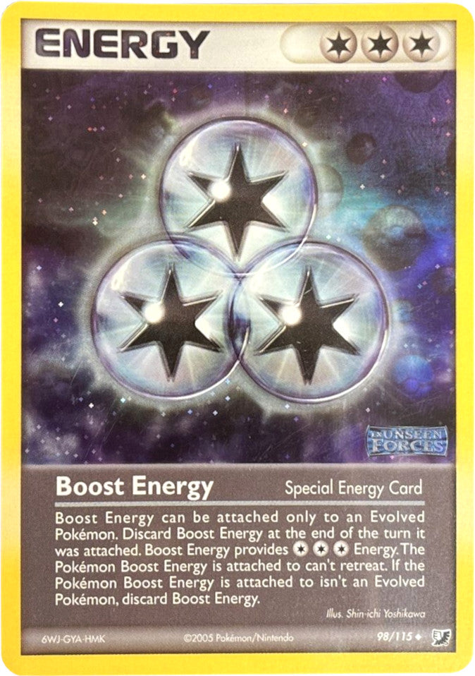 Boost Energy (98/115) (Stamped) [EX: Unseen Forces] | North Valley Games