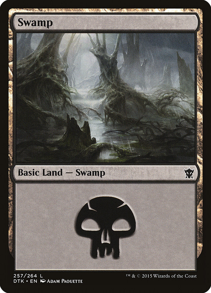 Swamp (257) [Dragons of Tarkir] | North Valley Games