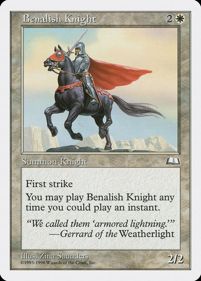 Benalish Knight [Anthologies] | North Valley Games