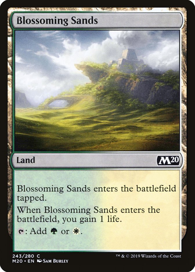 Blossoming Sands [Core Set 2020] | North Valley Games