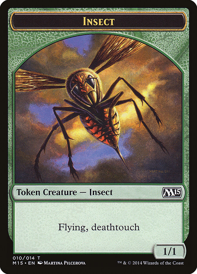 Insect Token [Magic 2015 Tokens] | North Valley Games