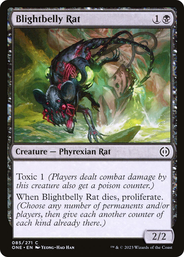 Blightbelly Rat [Phyrexia: All Will Be One] | North Valley Games