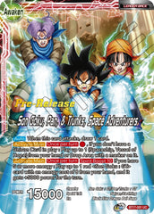 Son Goku // Son Goku, Pan, and Trunks, Space Adventurers (BT17-001) [Ultimate Squad Prerelease Promos] | North Valley Games