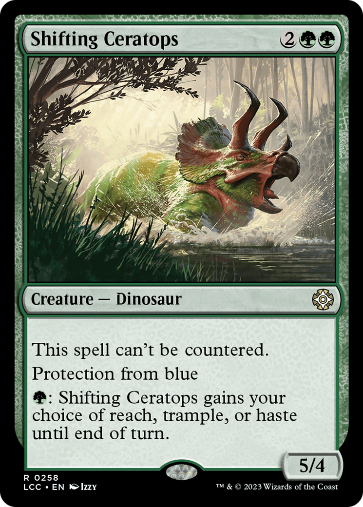 Shifting Ceratops [The Lost Caverns of Ixalan Commander] | North Valley Games