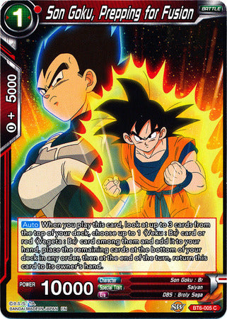 Son Goku, Prepping for Fusion (BT6-005) [Destroyer Kings] | North Valley Games