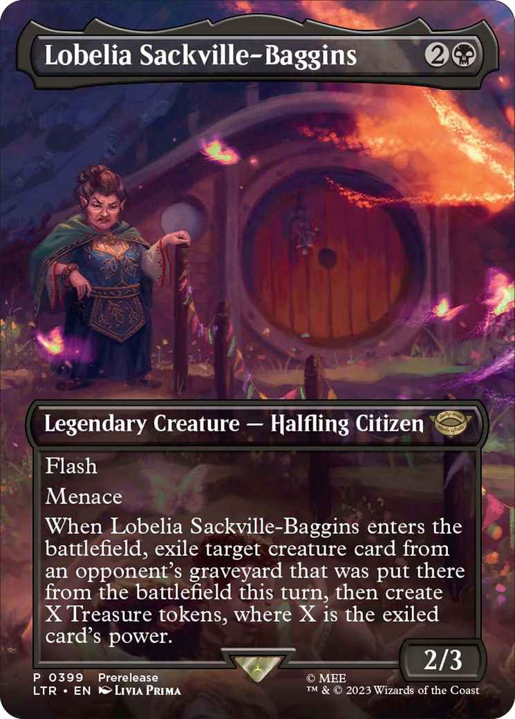 Lobelia Sackville-Baggins (Borderless Alternate Art) [The Lord of the Rings: Tales of Middle-Earth] | North Valley Games