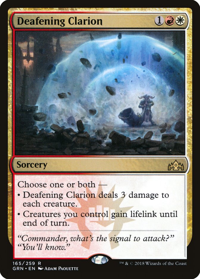 Deafening Clarion [Guilds of Ravnica] | North Valley Games