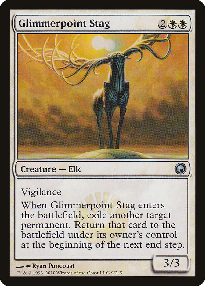 Glimmerpoint Stag [Scars of Mirrodin] | North Valley Games