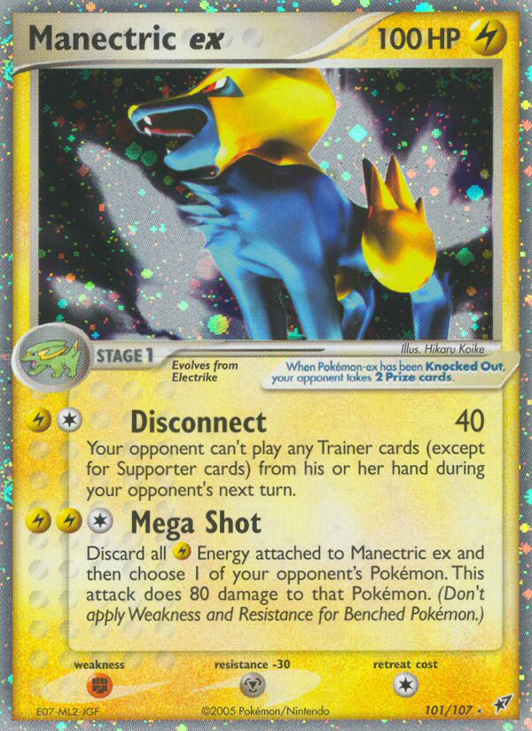 Manectric ex (101/107) [EX: Deoxys] | North Valley Games