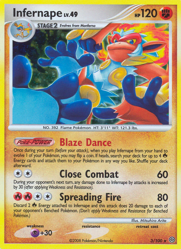 Infernape (3/100) [Diamond & Pearl: Stormfront] | North Valley Games