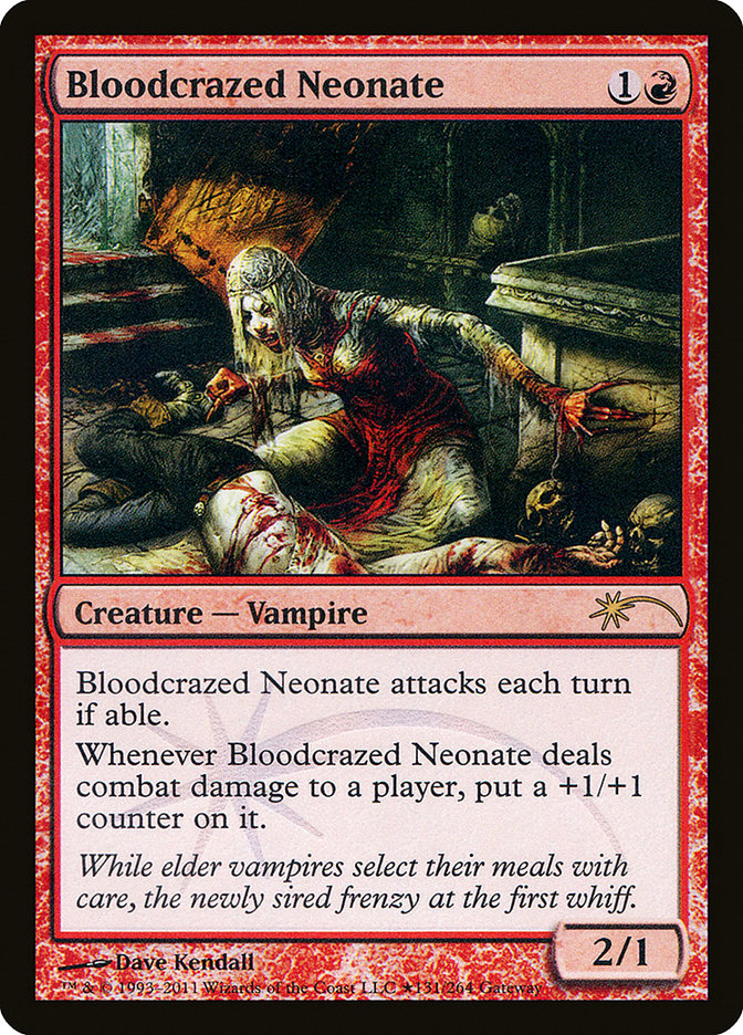 Bloodcrazed Neonate [Wizards Play Network 2011] | North Valley Games