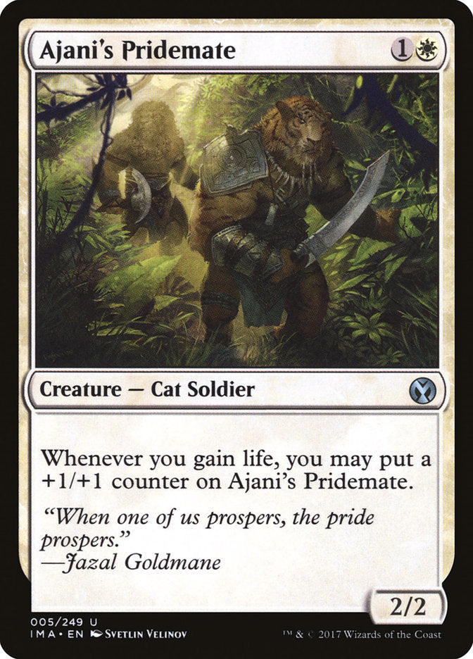 Ajani's Pridemate [Iconic Masters] | North Valley Games
