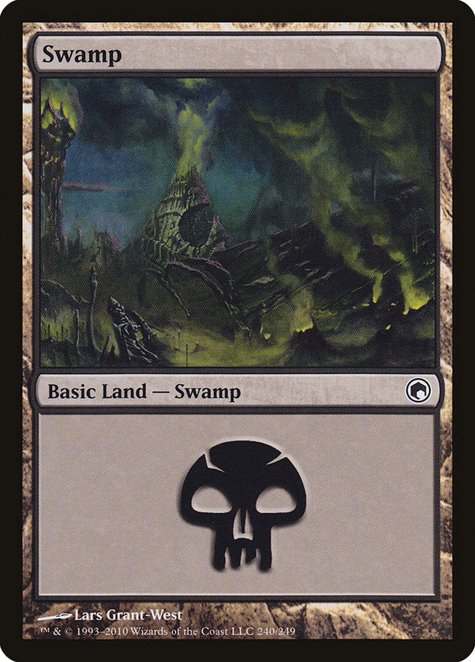 Swamp (240) [Scars of Mirrodin] | North Valley Games