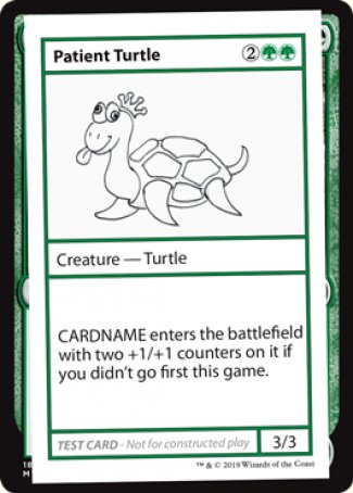 Patient Turtle (2021 Edition) [Mystery Booster Playtest Cards] | North Valley Games