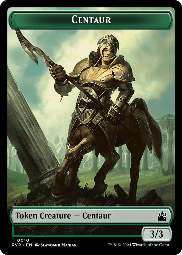 Centaur Token [Ravnica Remastered Tokens] | North Valley Games