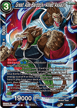 Great Ape Bardock, Allied Assault (P-318) [Tournament Promotion Cards] | North Valley Games