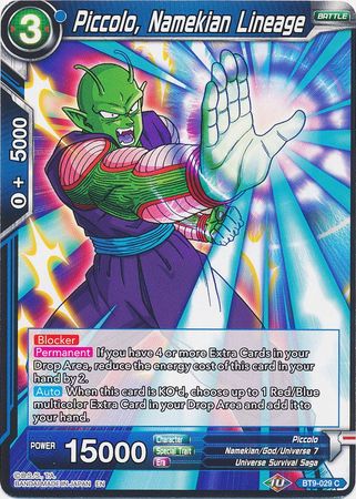 Piccolo, Namekian Lineage (BT9-029) [Universal Onslaught] | North Valley Games